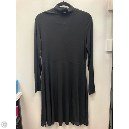 Dress Casual Midi By Banana Republic In Black, Size: M