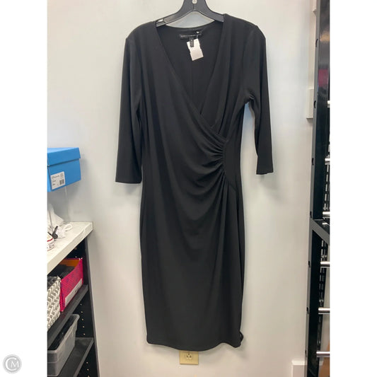 Dress Party Midi By White House Black Market In Black, Size: M