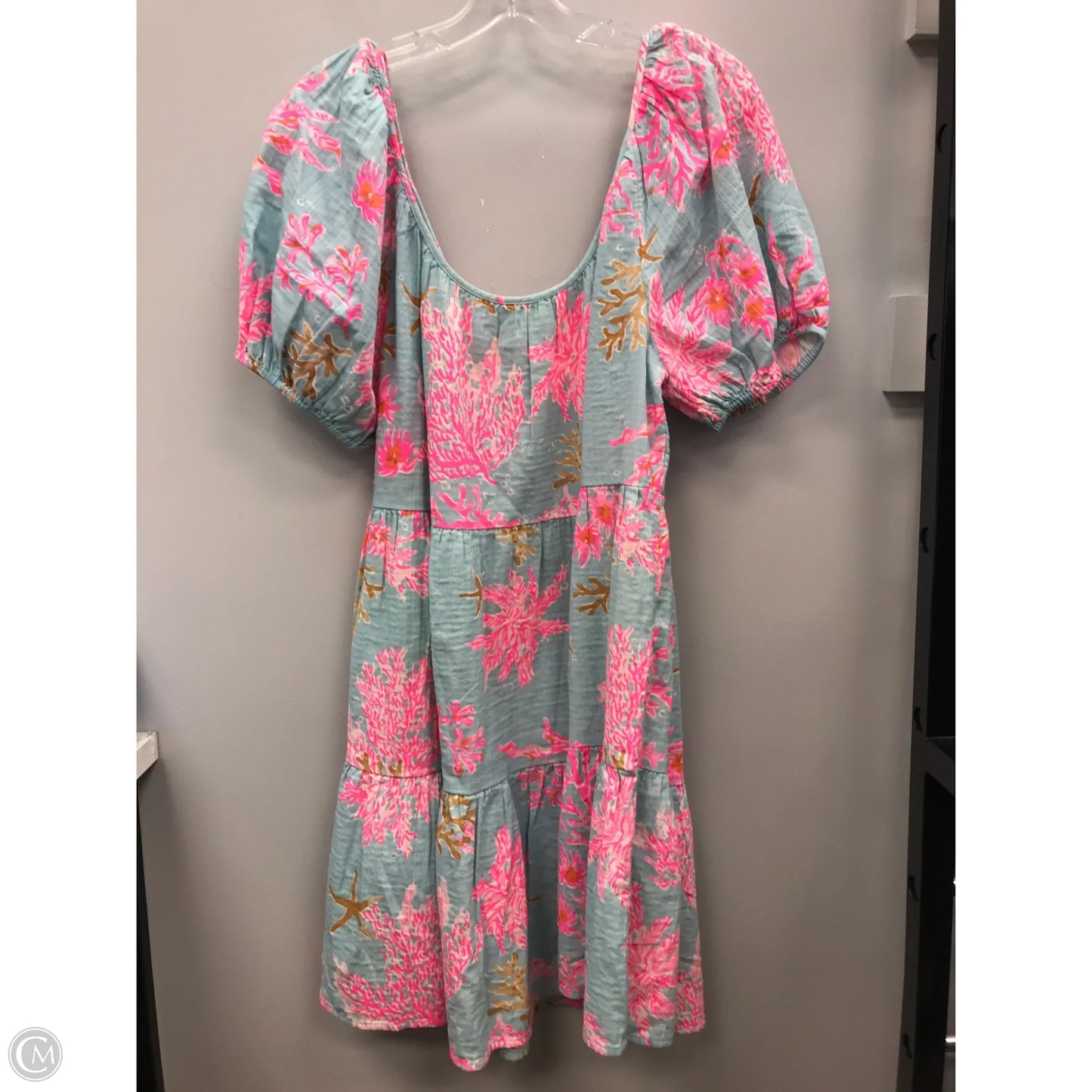 Dress Designer By Lilly Pulitzer In Blue & Pink, Size: M