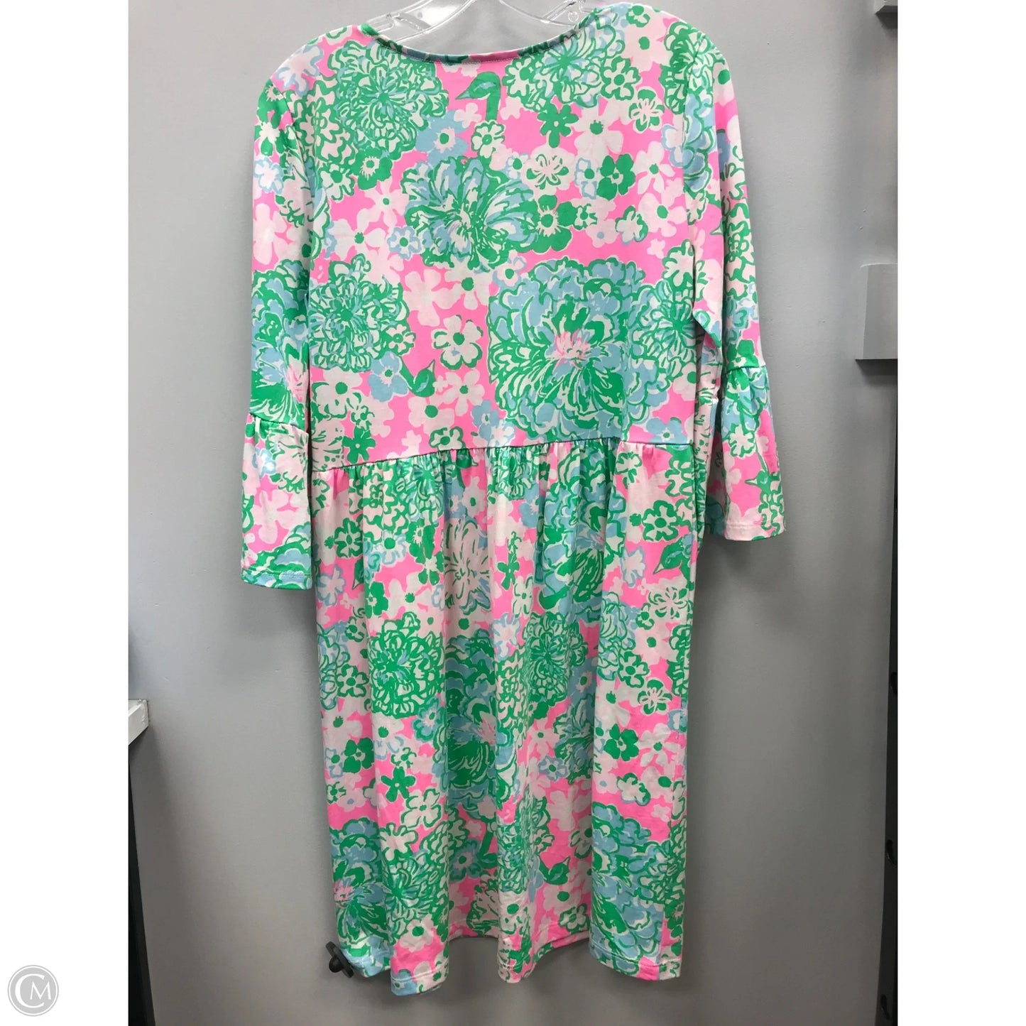 Dress Designer By Lilly Pulitzer In Green & Pink, Size: M