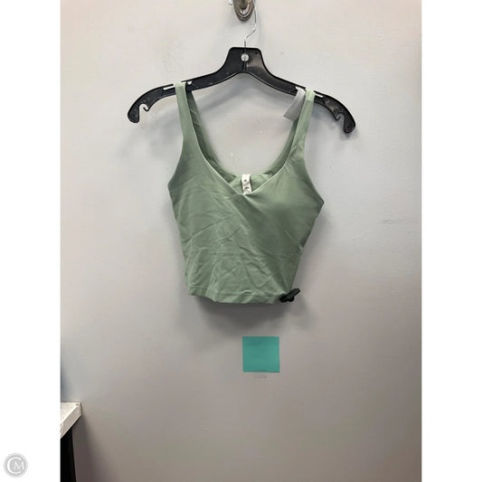 Athletic Tank Top By Lululemon In Green, Size: 4