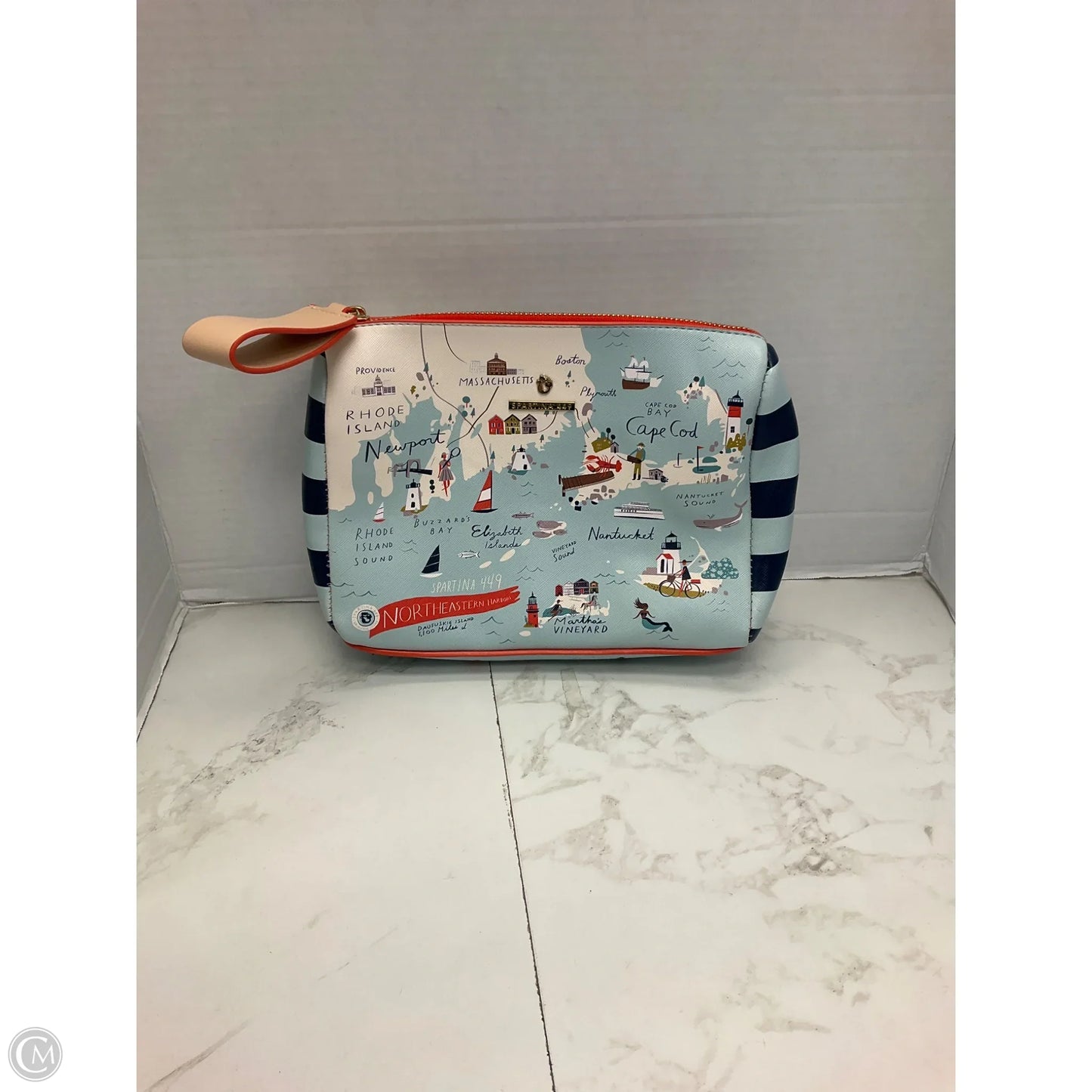 Makeup Bag By Spartina, Size: Large