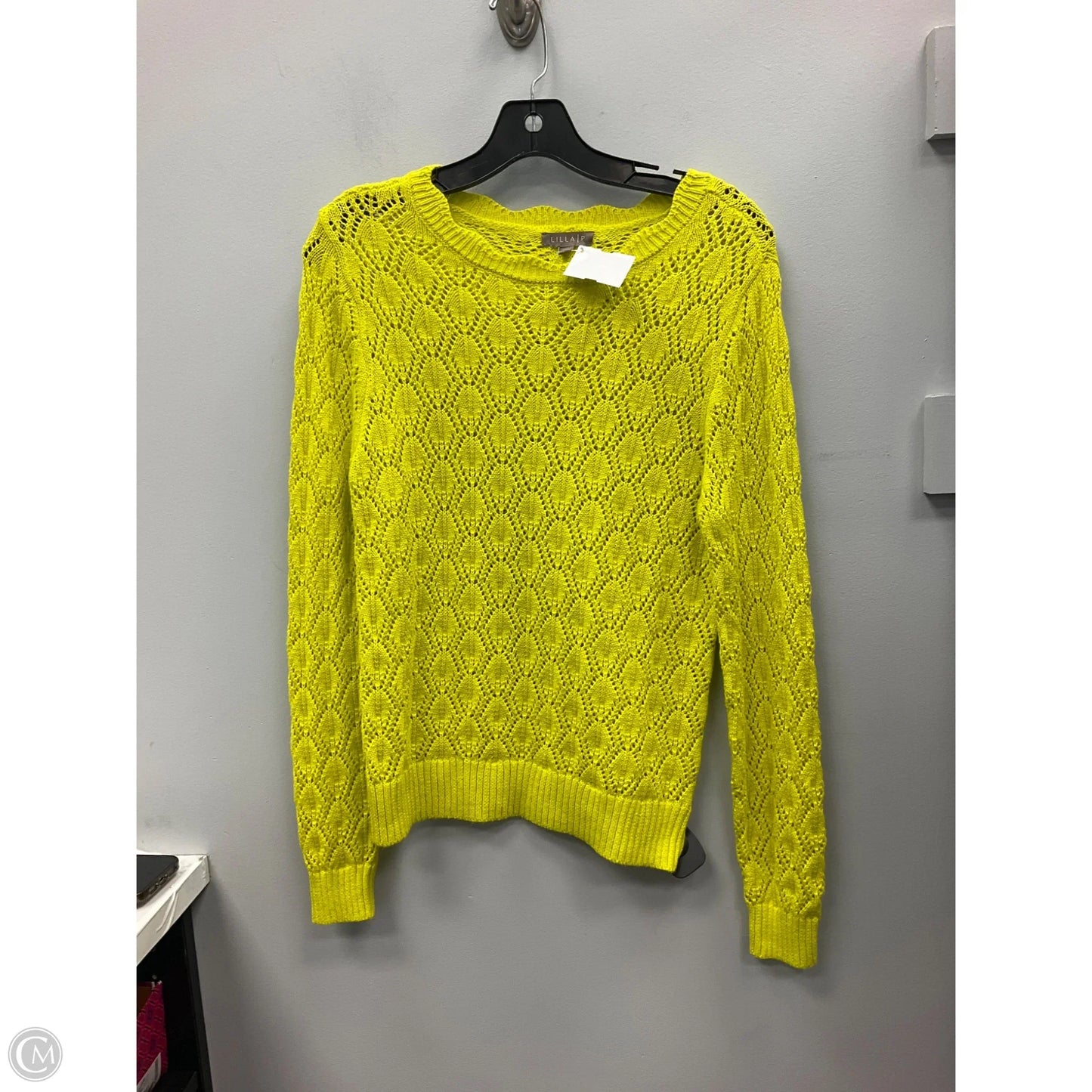 Sweater By Lilla P In Yellow, Size: M