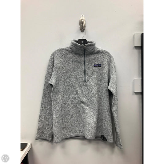 Jacket Fleece By Patagonia In Grey, Size: L