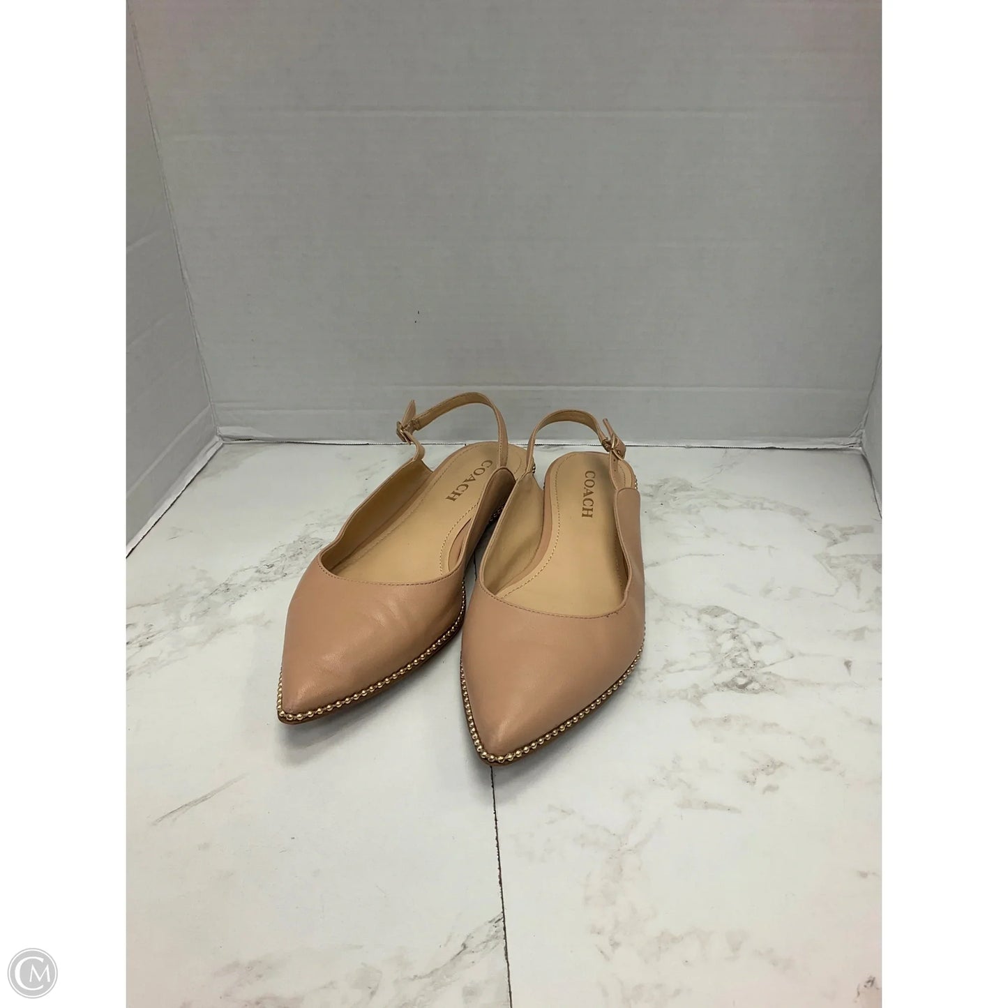 Shoes Designer By Coach In Tan, Size: 9