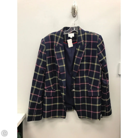 Blazer By Riley & Rae In Plaid Pattern, Size: 10