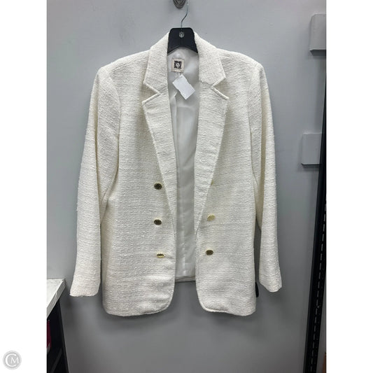 Blazer By Anne Klein In White, Size: L