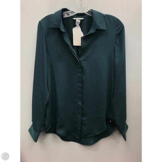 Top Long Sleeve By H&m In Teal, Size: 0