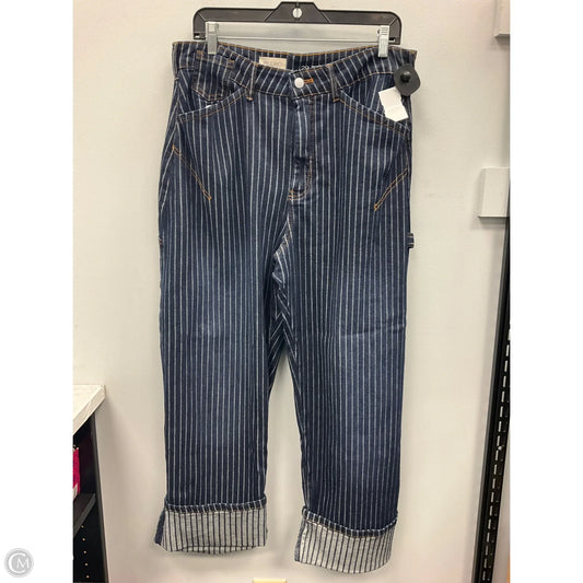 Jeans Boyfriend By Pilcro In Striped Pattern, Size: 8