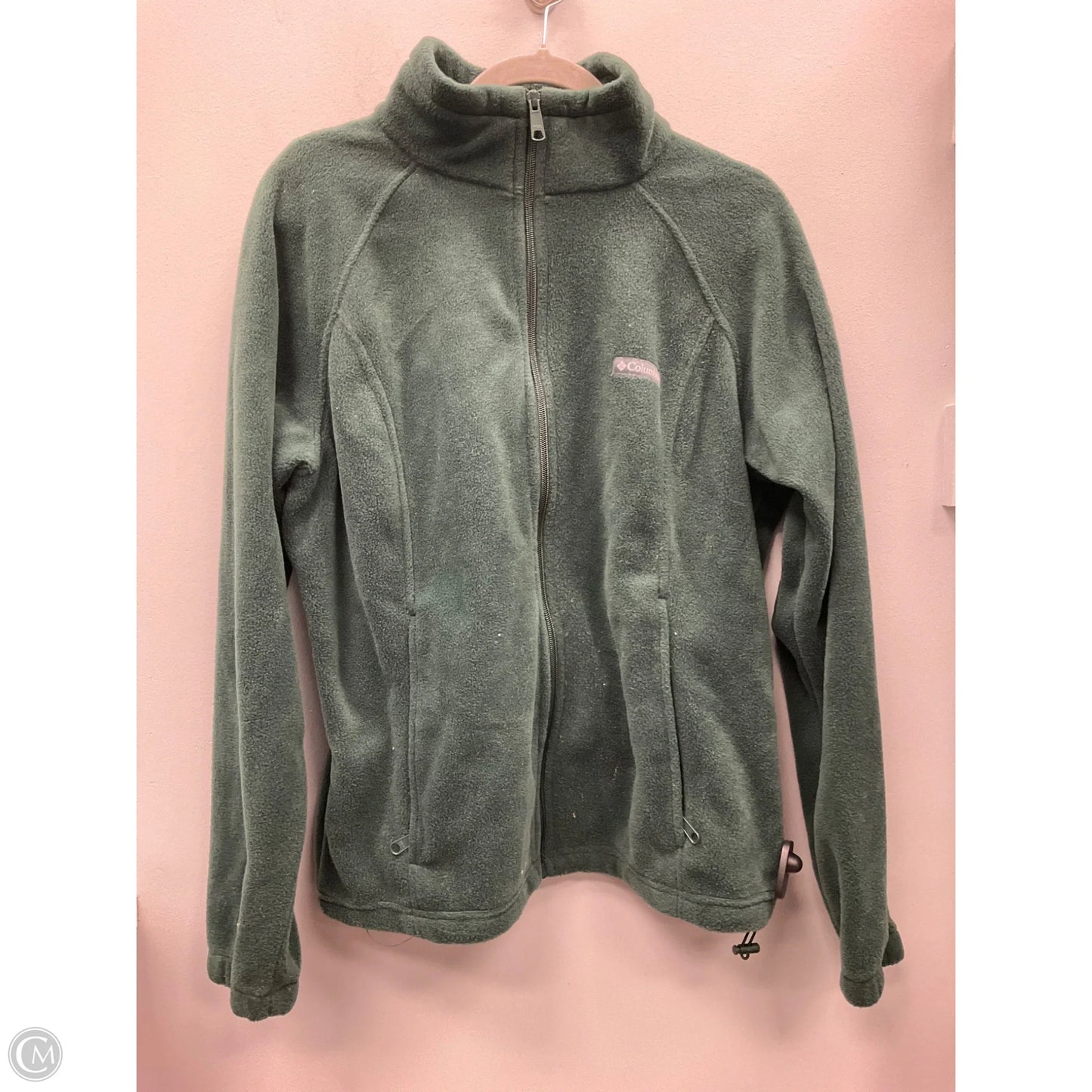 Jacket Fleece By Columbia In Green, Size: Xl