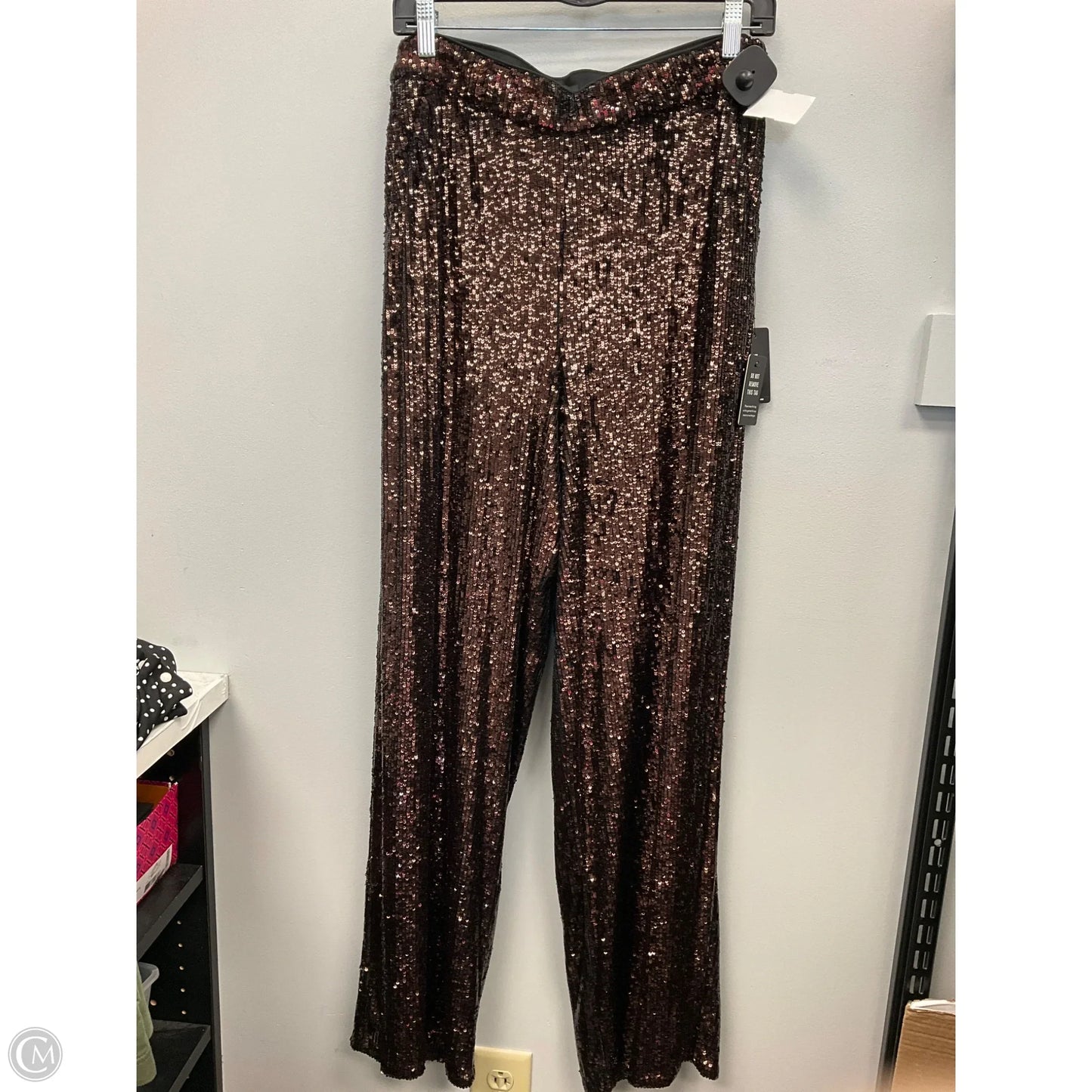 Pants Wide Leg By Express In Black & Brown, Size: 12