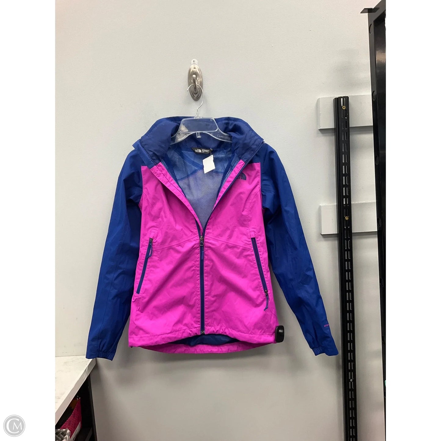 Coat Raincoat By The North Face In Blue & Pink, Size: Xs