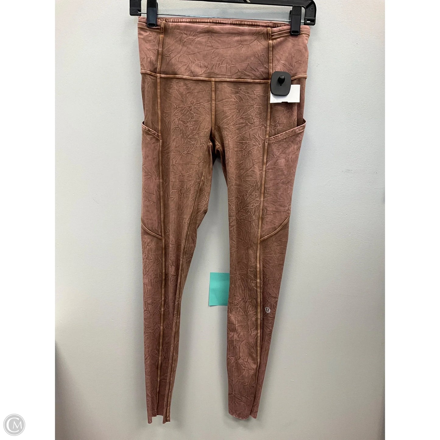 Athletic Leggings By Lululemon In Brown Denim, Size: 6