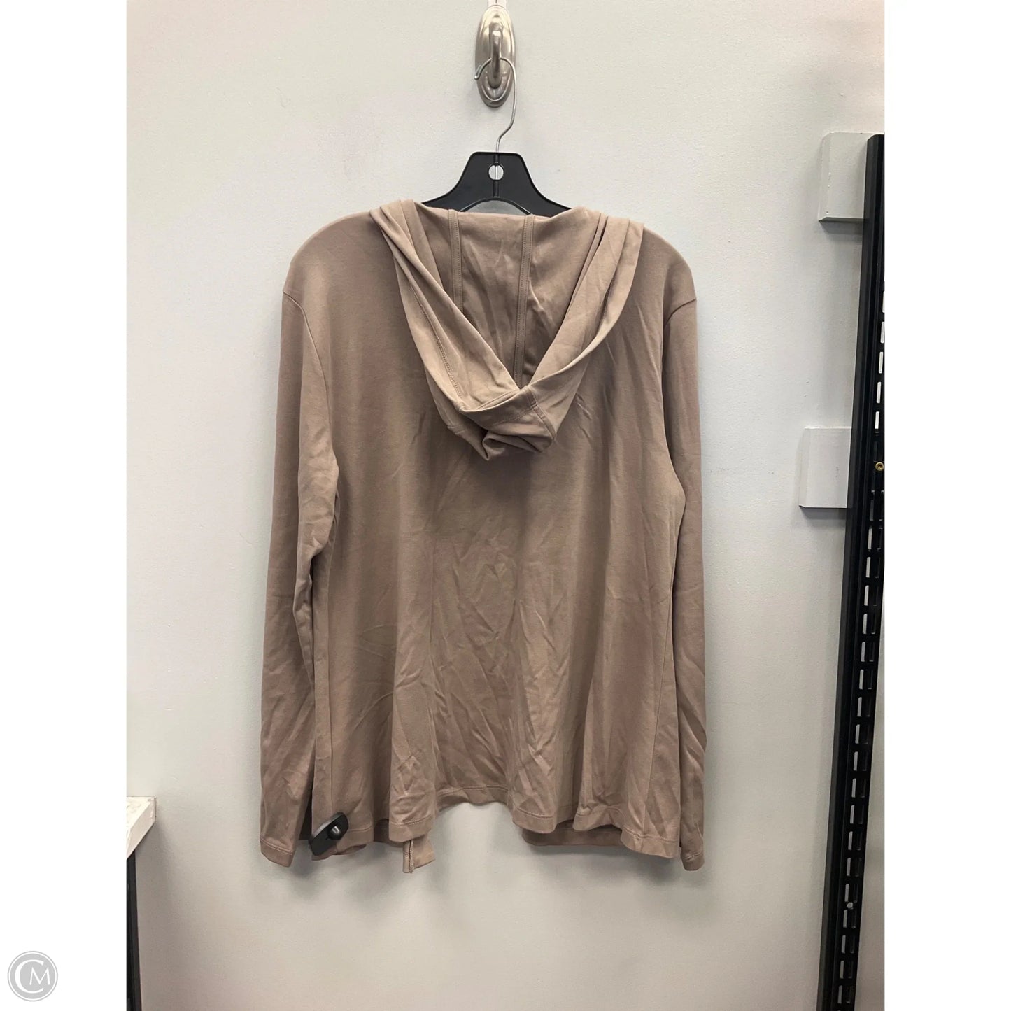 Cardigan By Isaac Mizrahi Live Qvc In Taupe, Size: M