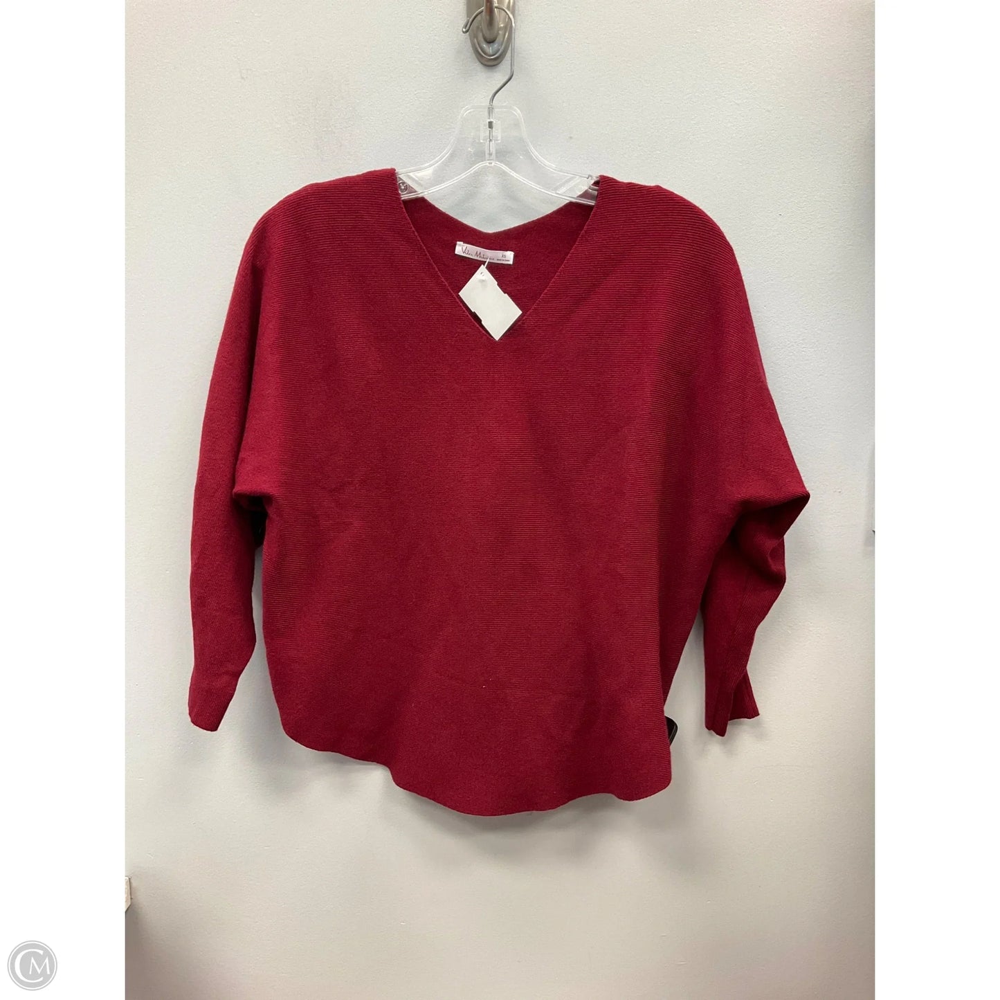 Top 3/4 Sleeve By Vila Milano In Red, Size: Xs