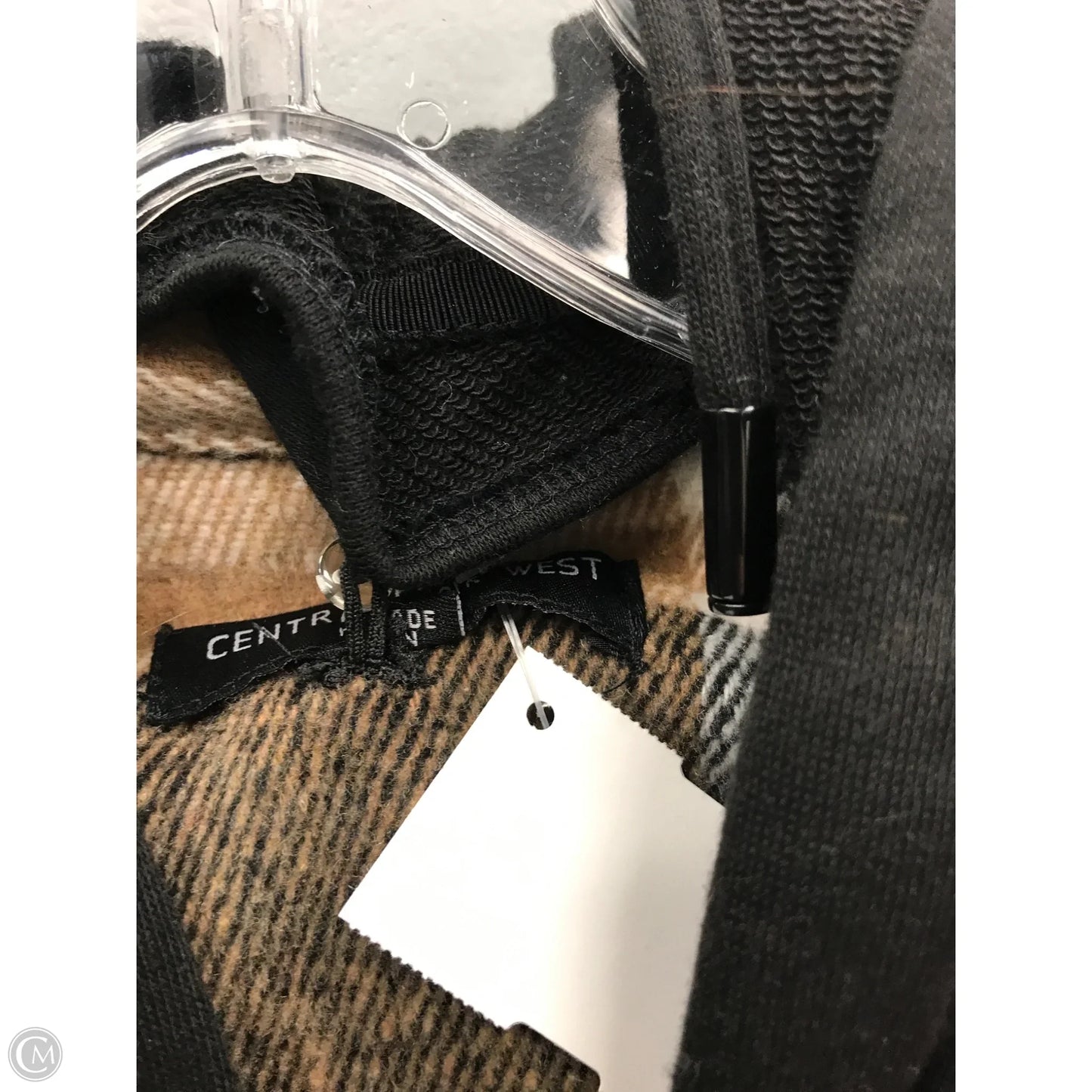 Jacket Other By Cmb In Plaid Pattern, Size: S