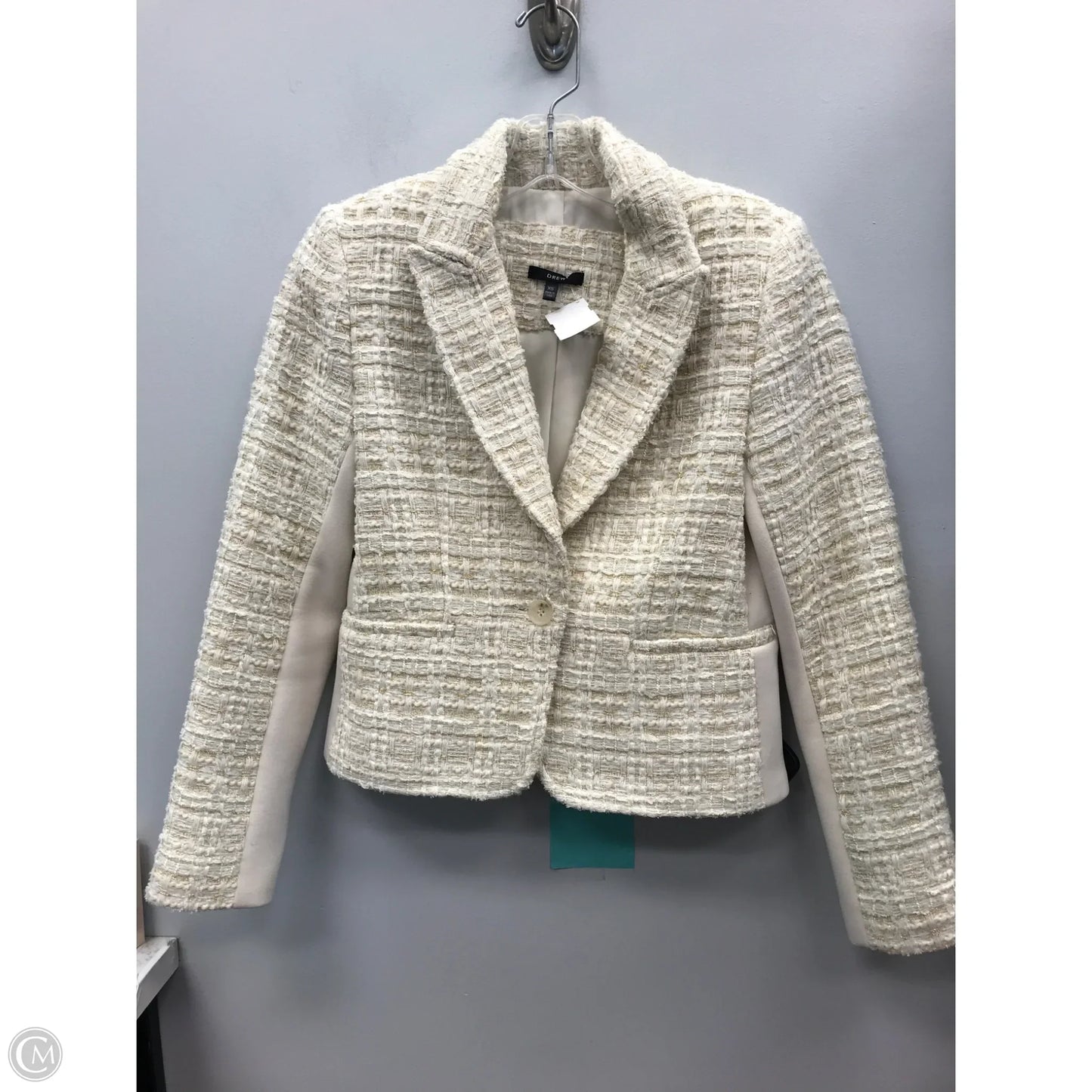 Blazer By Drew In Cream, Size: Xs