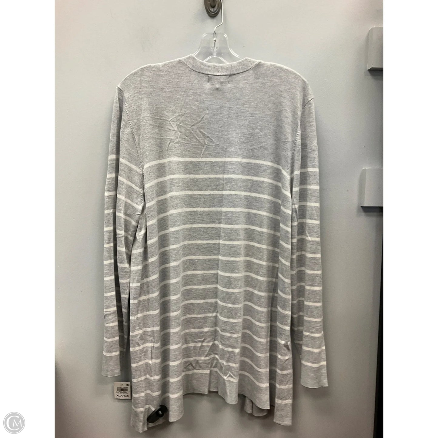 Cardigan By Style And Company In Grey & White, Size: Xl