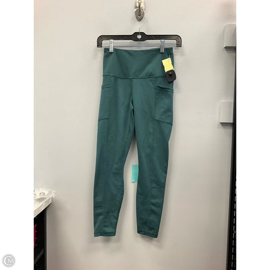 Athletic Leggings By Yogalicious In Green, Size: Xs
