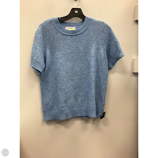 Top Short Sleeve By Liz Claiborne In Blue, Size: S