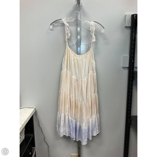 Dress Casual Short By Clothes Mentor In Blue & Cream, Size: S