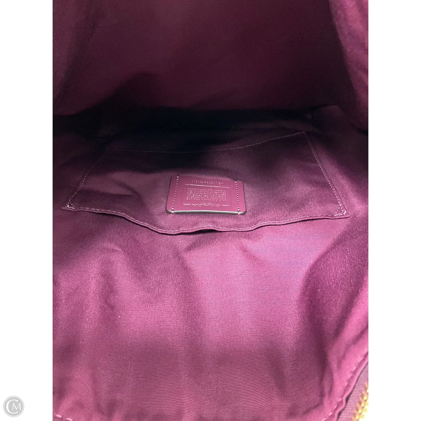 Handbag Designer By Coach, Size: Large
