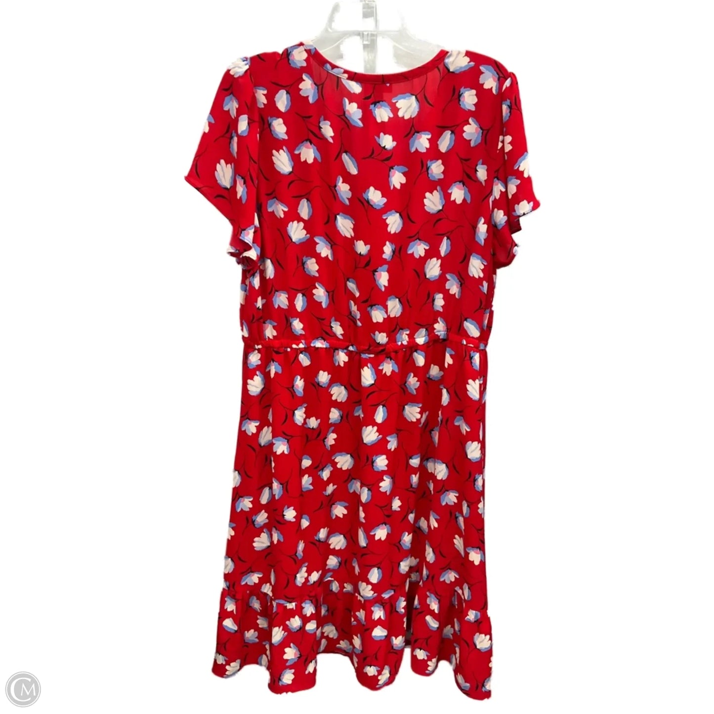 Dress Casual Midi By Talbots In Floral Print, Size: 16