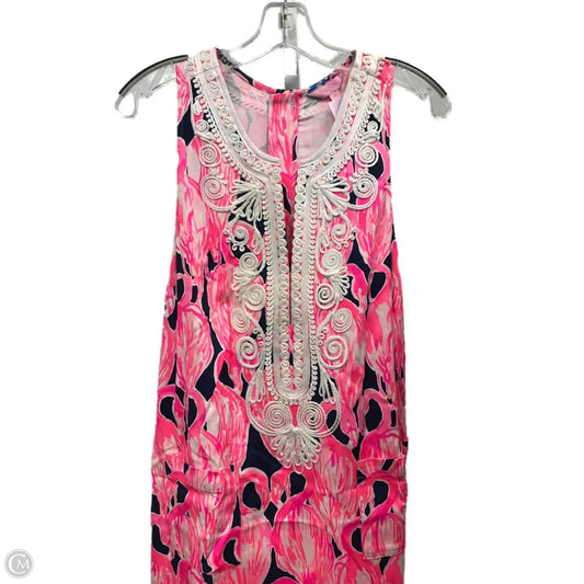 Dress Designer By Lilly Pulitzer In Blue & Pink, Size: 2