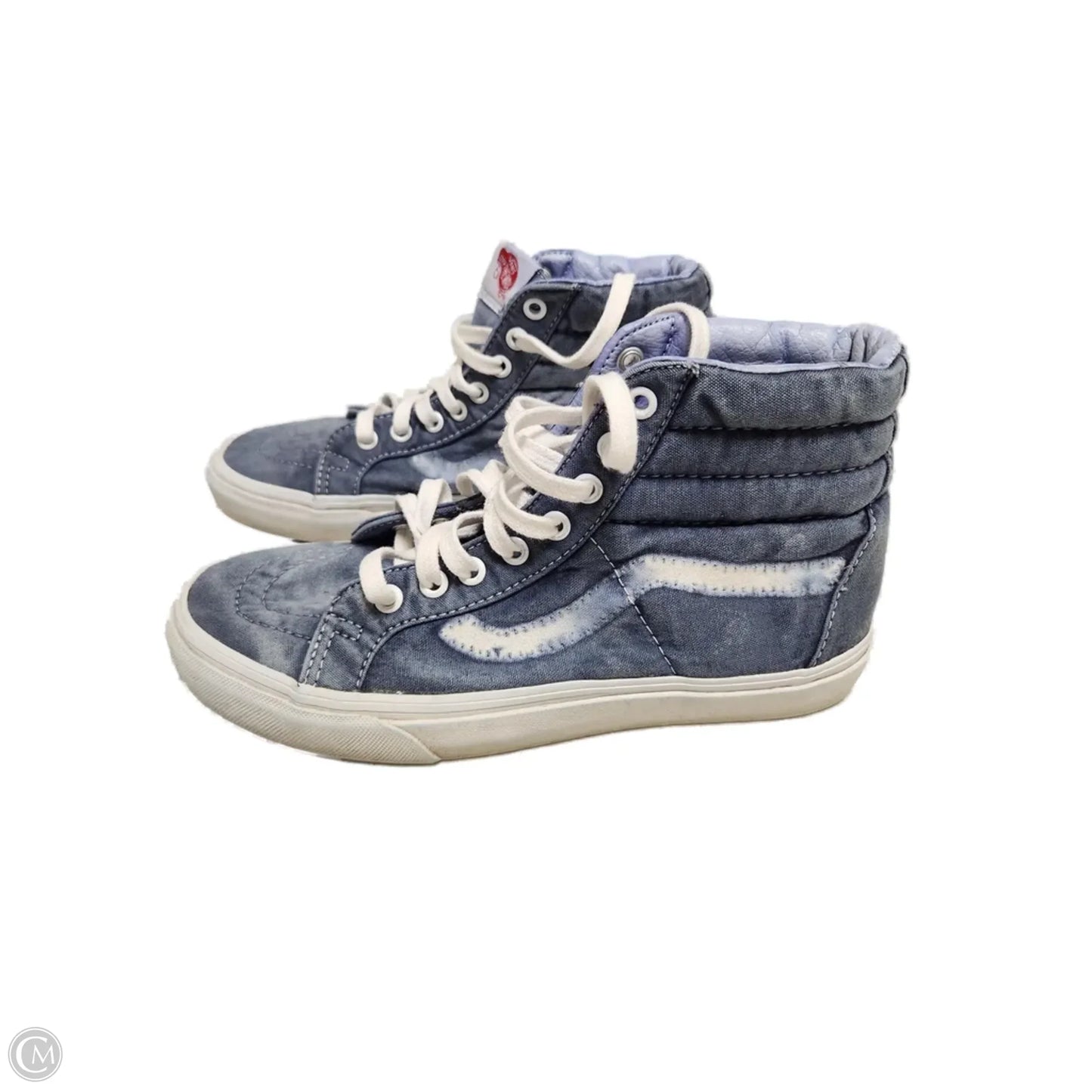 Shoes Sneakers By Vans In Blue, Size: 8