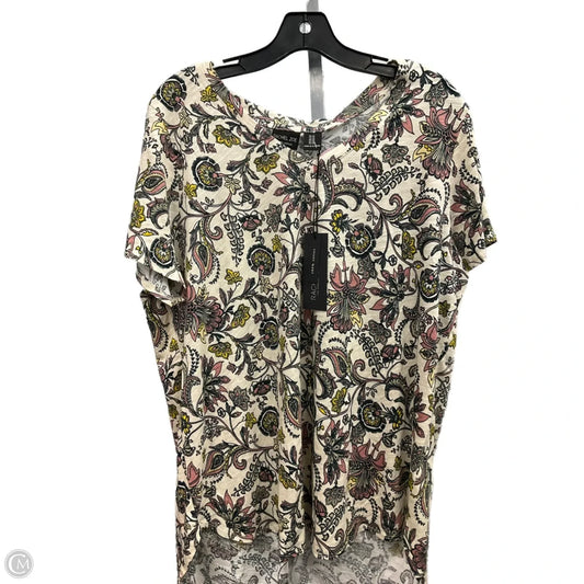 Top Short Sleeve By Rachel Zoe In Multi-colored, Size: 1x