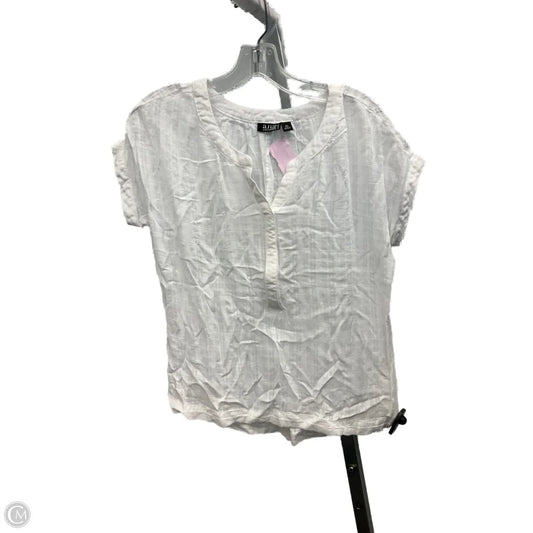 Top Short Sleeve By Ana In White, Size: Sp