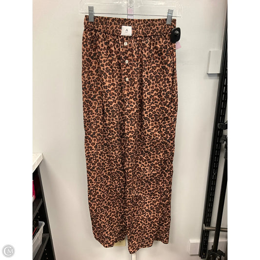 Pajama Pants By Anthropologie In Animal Print, Size: Xs