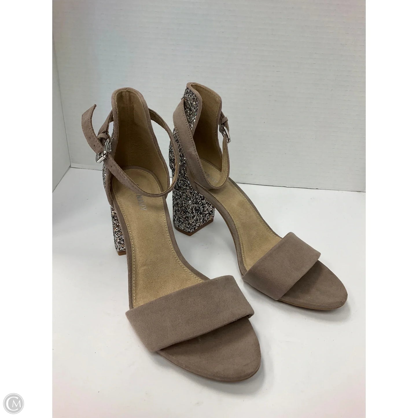 Shoes Heels Block By Old Navy In Silver, Size: 8