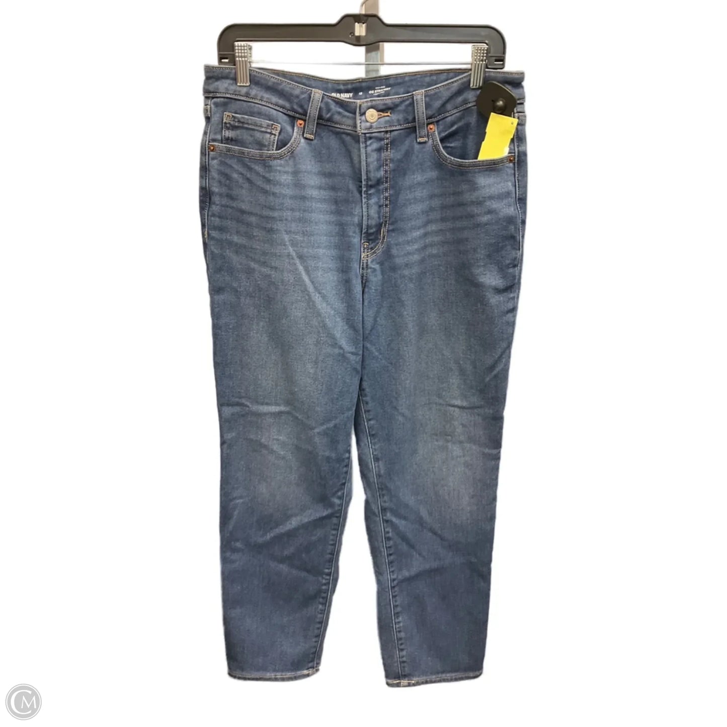 Jeans Straight By Old Navy In Blue Denim, Size: 12