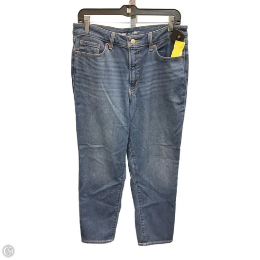 Jeans Straight By Old Navy In Blue Denim, Size: 12