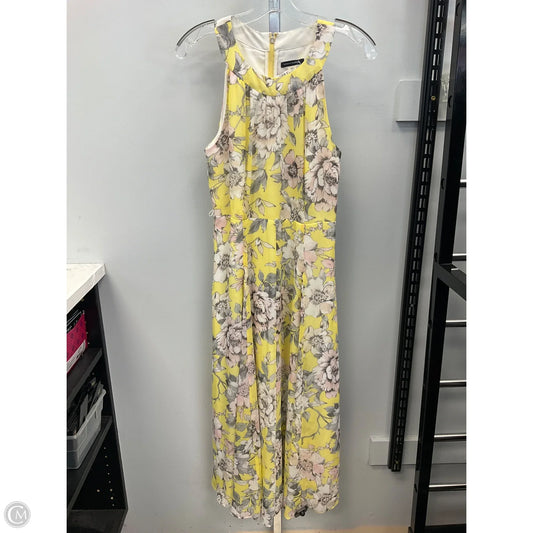Dress Casual Midi By Tommy Hilfiger In Yellow, Size: 6