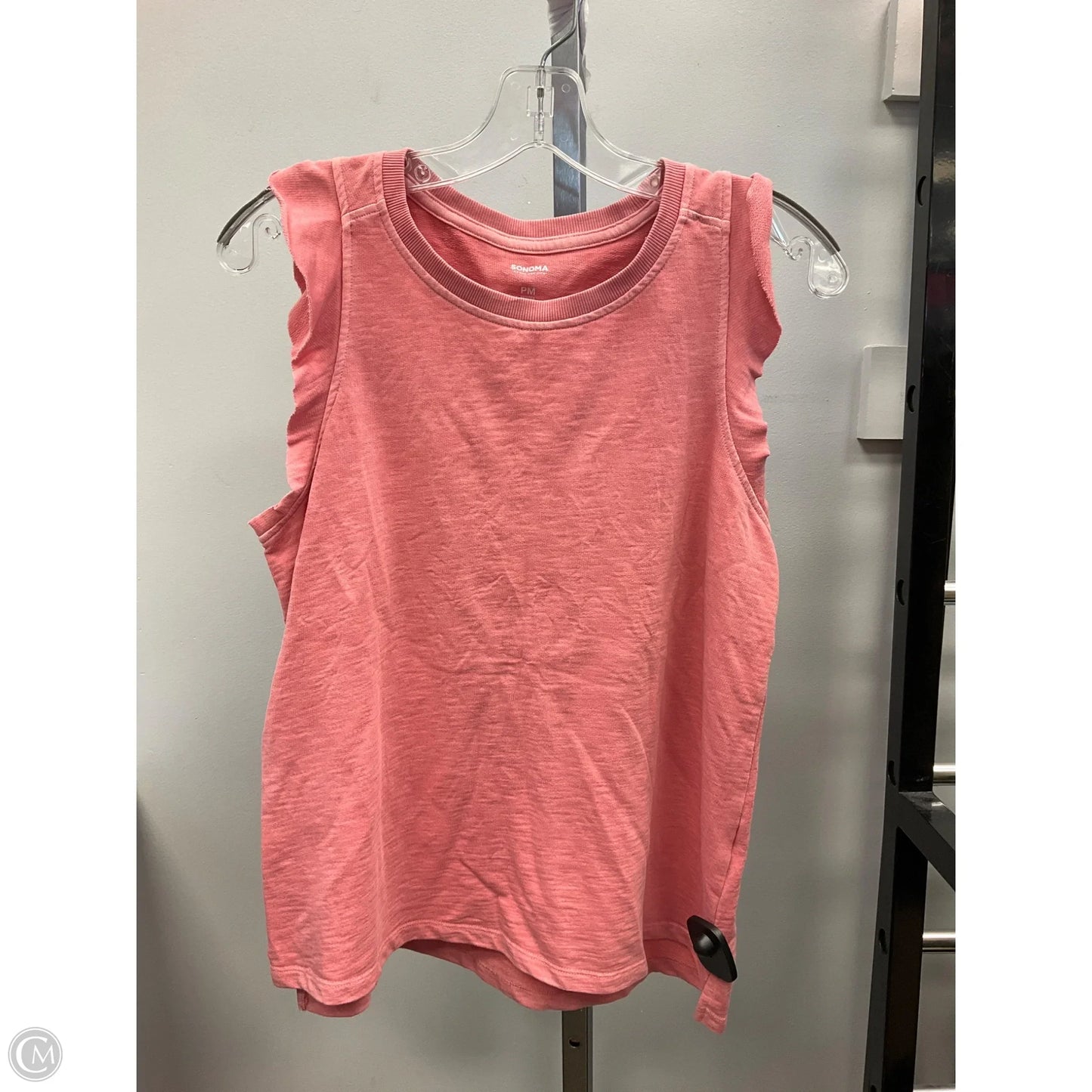 Top Sleeveless By Sonoma In Pink, Size: M