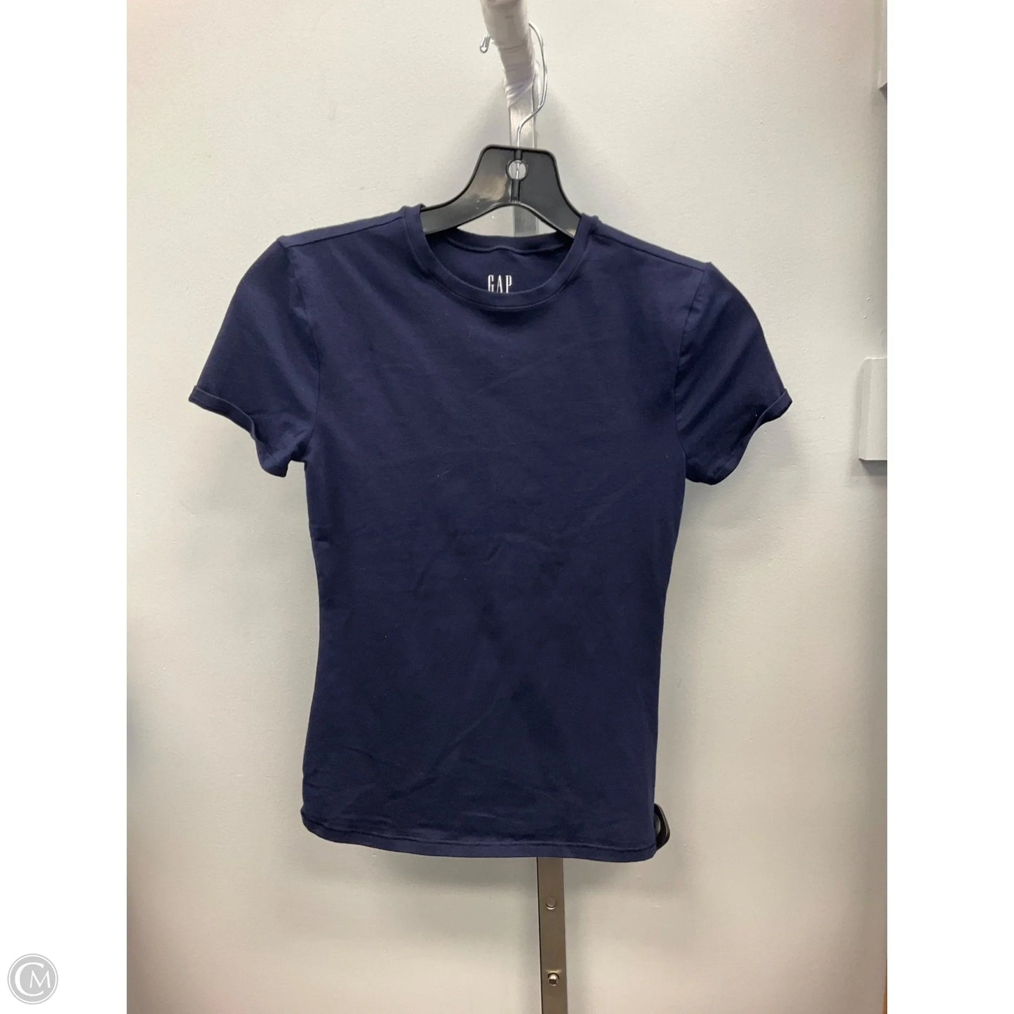 Top Short Sleeve By Gap In Navy, Size: Xs