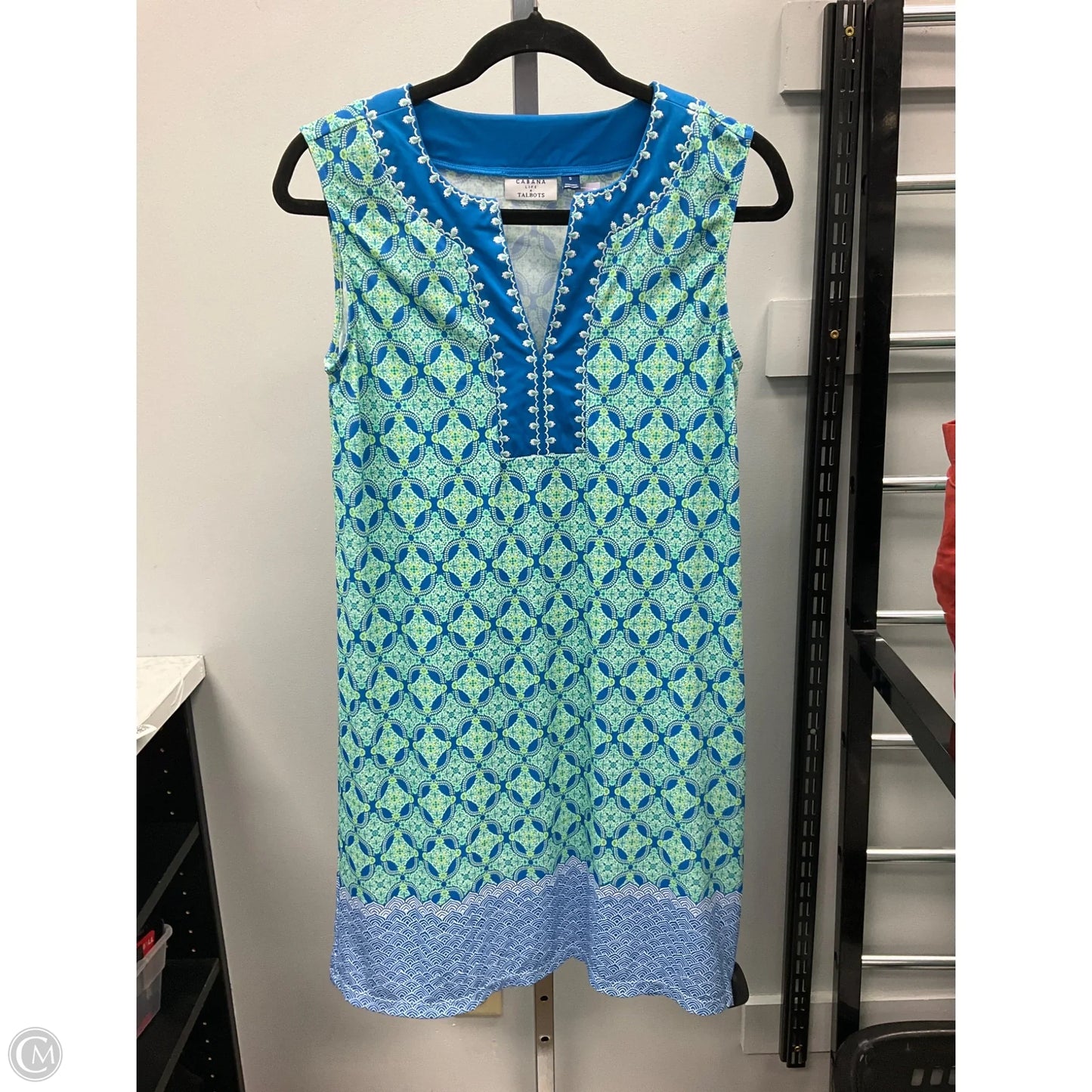 Dress Casual Short By Talbots In Blue & Green, Size: S