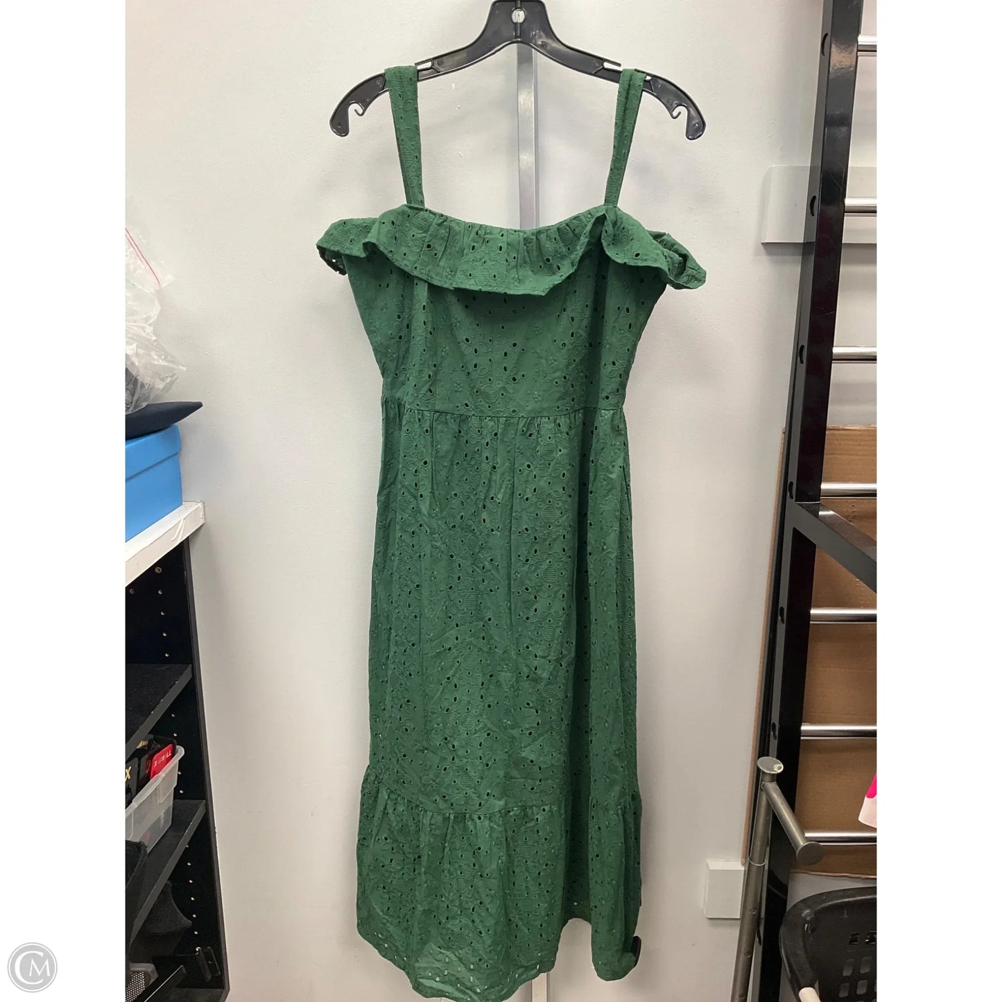 Dress Casual Midi By Loft In Green, Size: 2