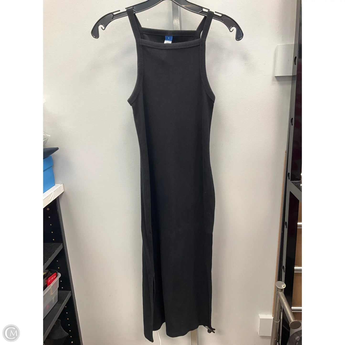Dress Casual Midi By Old Navy In Black, Size: S