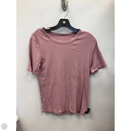 Top Short Sleeve By A New Day In Purple, Size: L