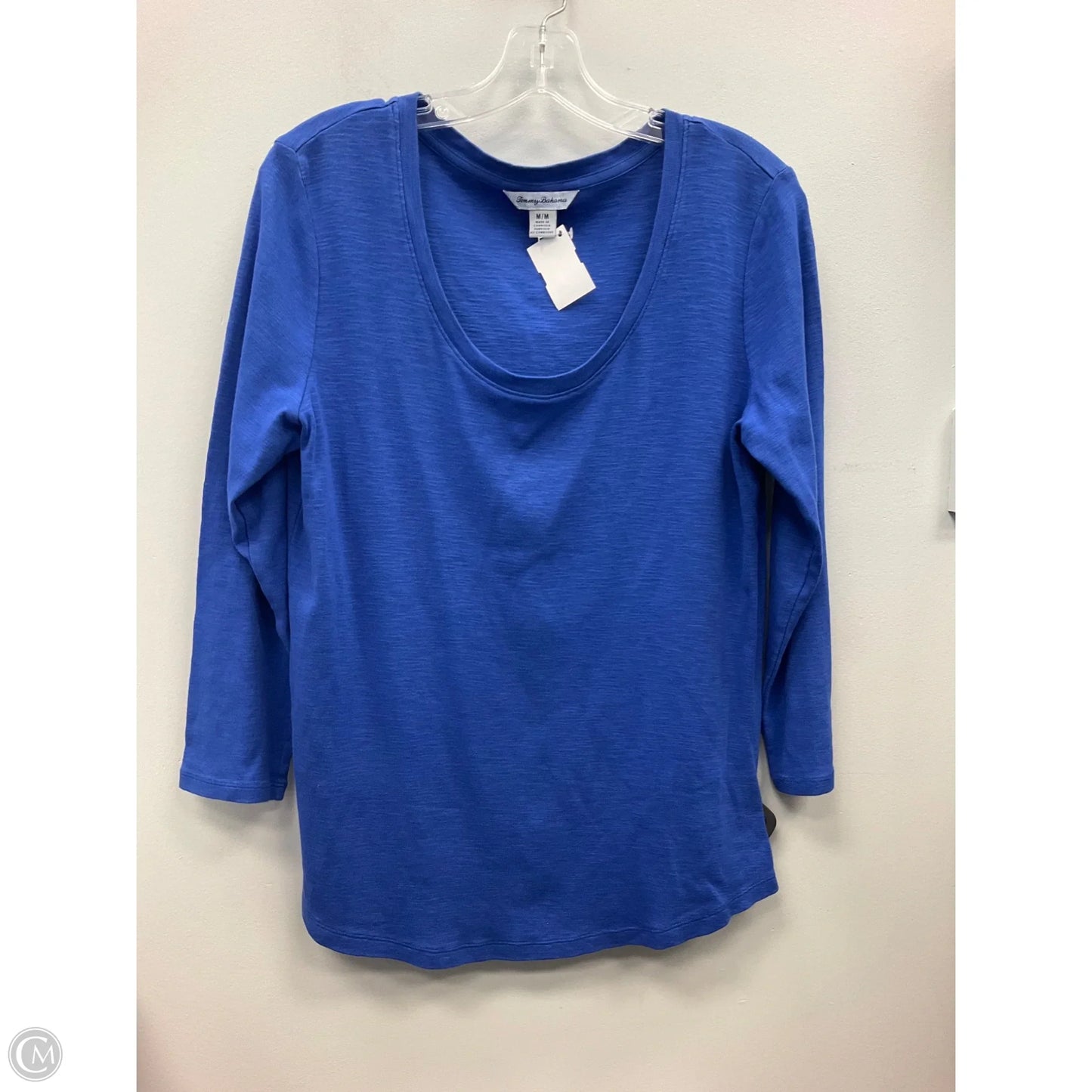 Top Long Sleeve By Tommy Bahama In Blue, Size: M