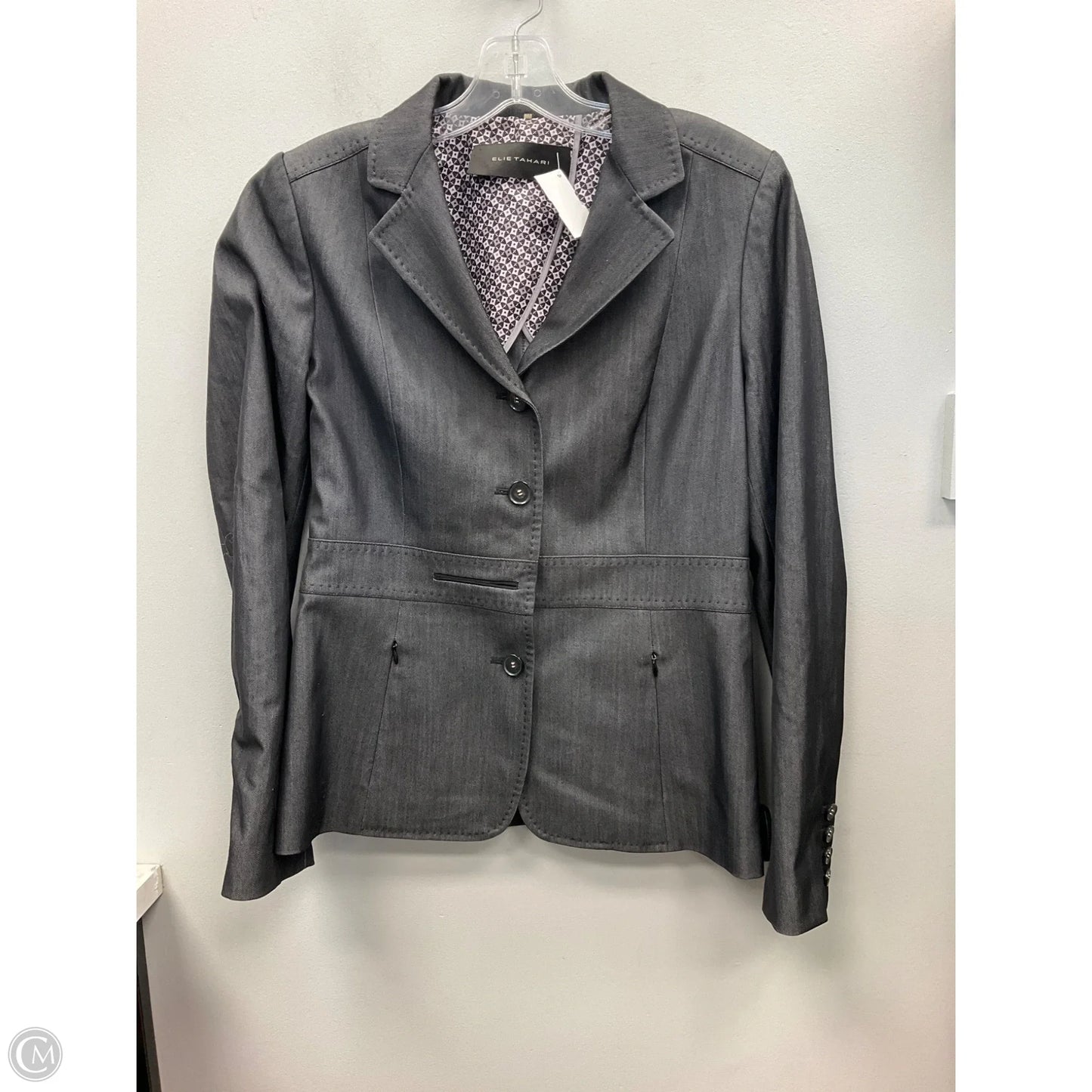 Blazer By Elie Tahari In Grey, Size: 6