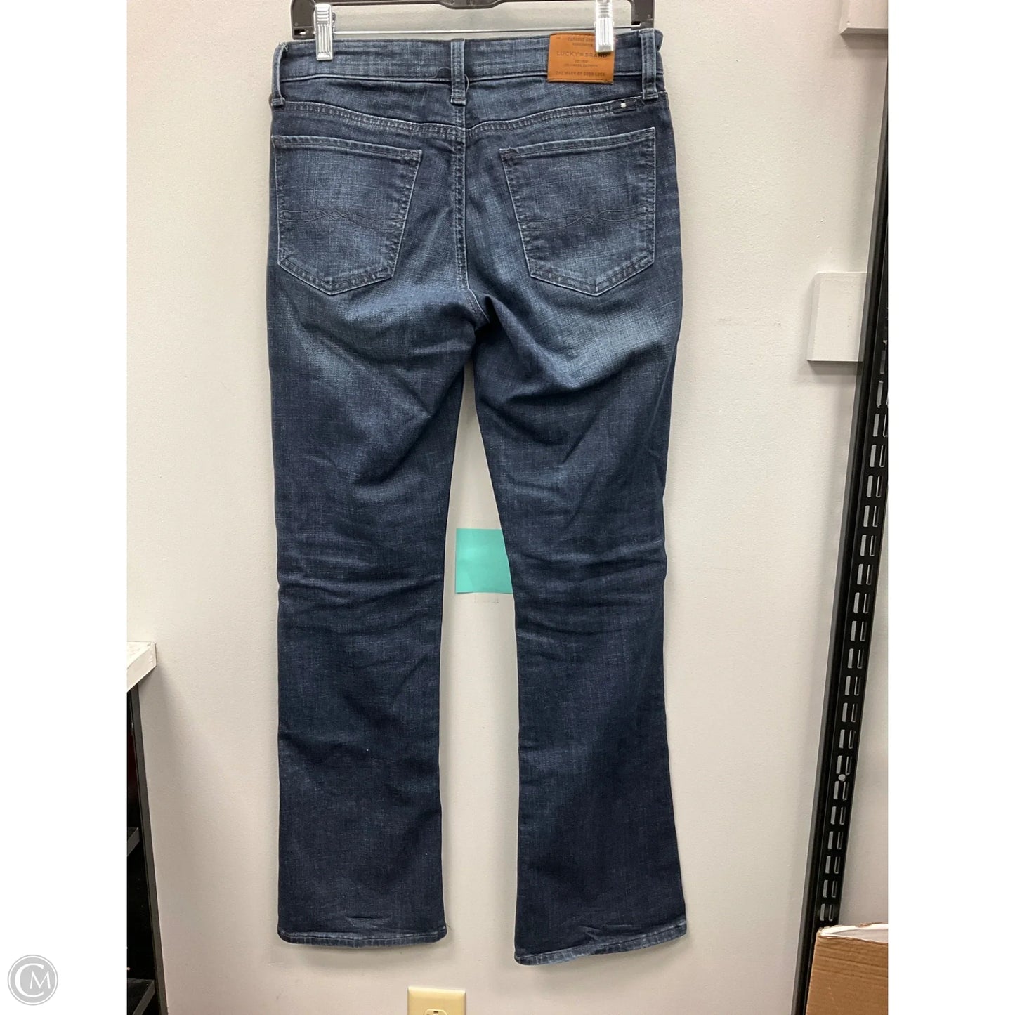 Jeans Straight By Lucky Brand In Blue Denim, Size: 6