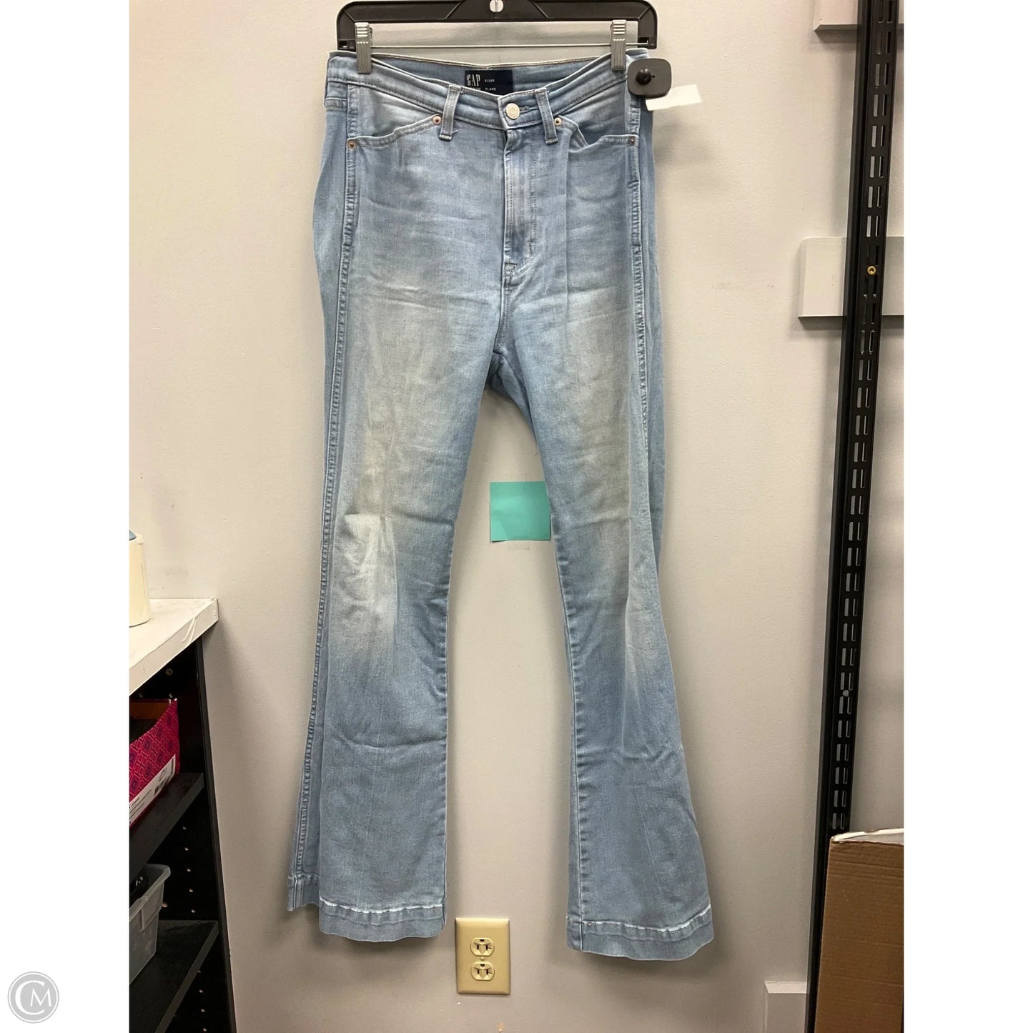 Jeans Flared By Gap In Blue Denim, Size: 6