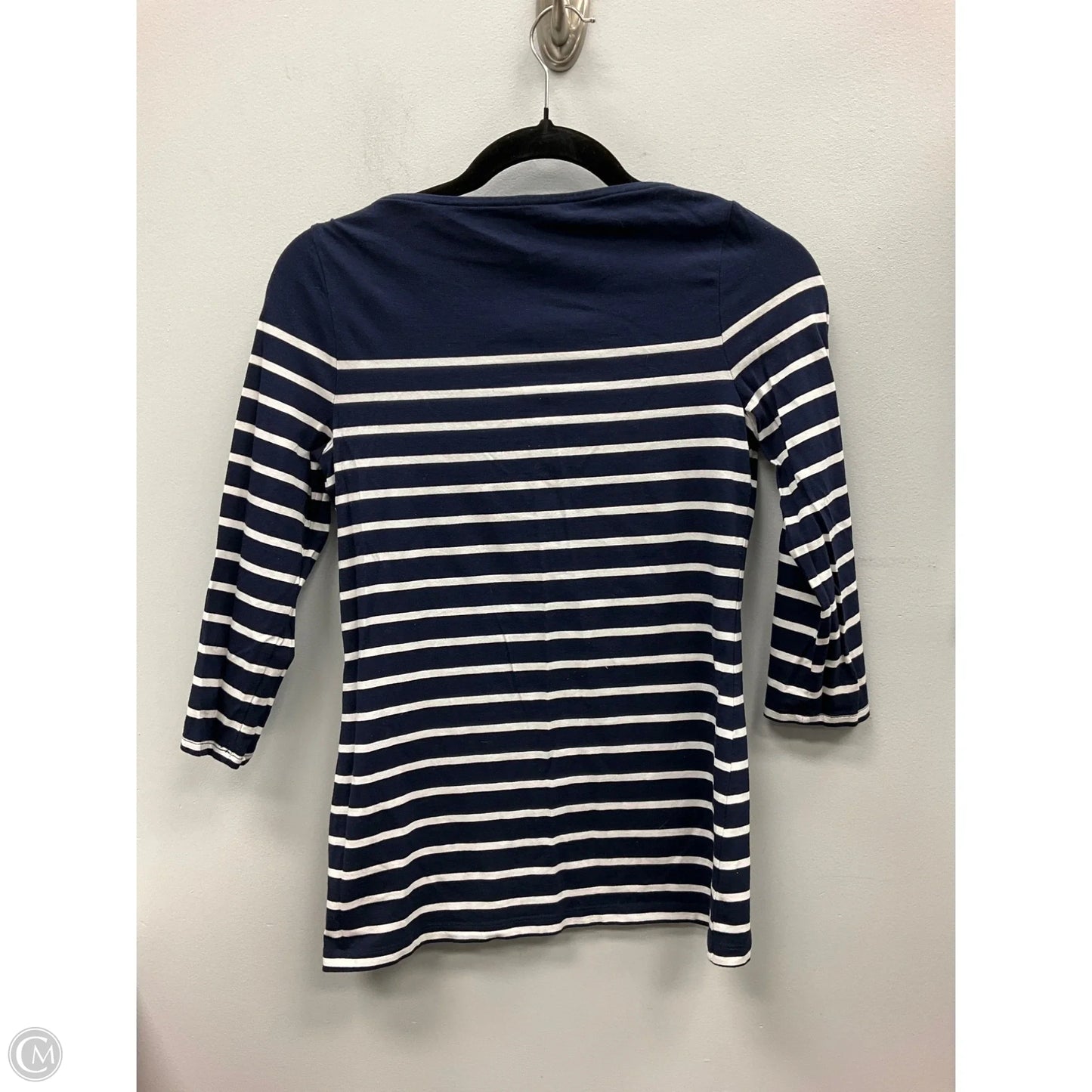 Top Long Sleeve By A New Day In Striped Pattern, Size: Xs