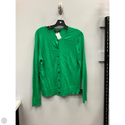 Cardigan By Ann Taylor In Green, Size: L