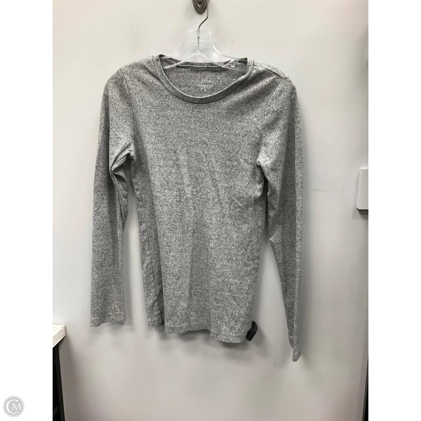 Top Long Sleeve By J. Crew In Grey, Size: M