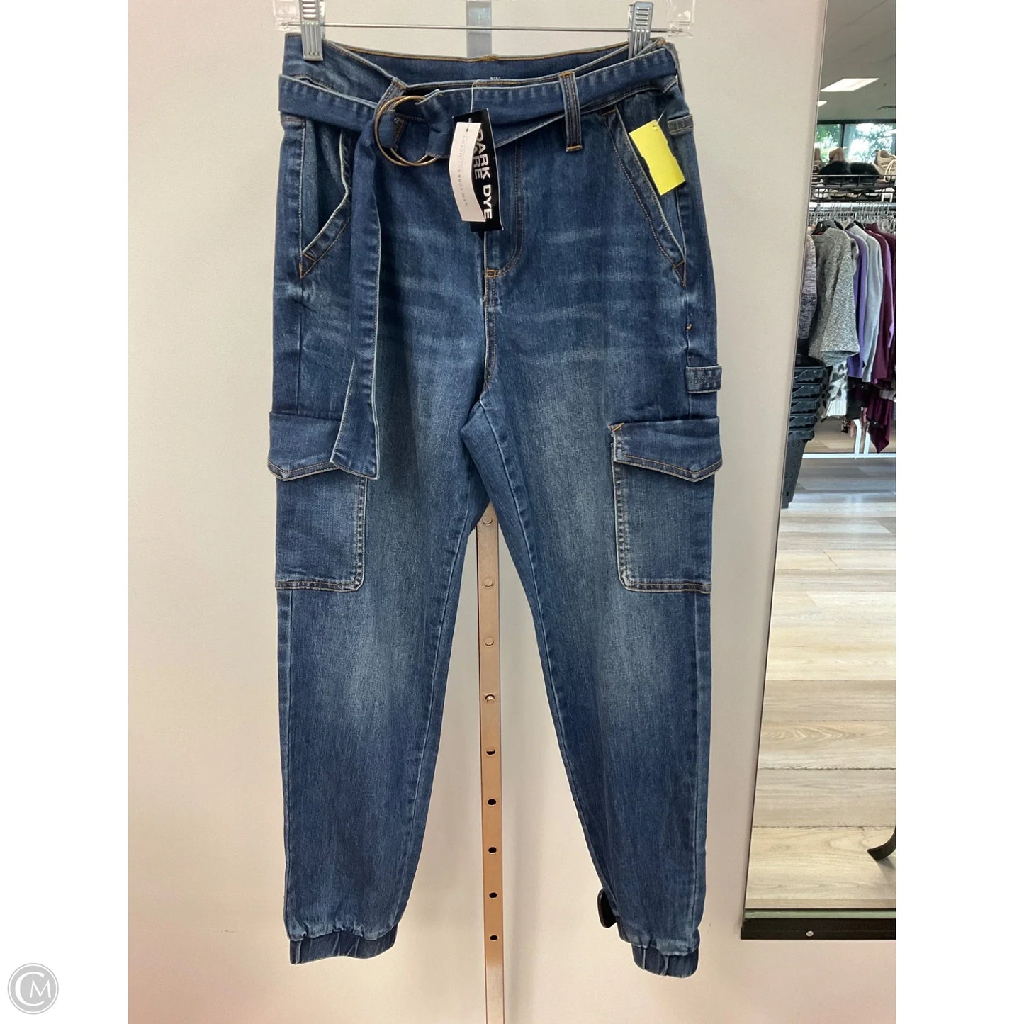 Jeans Wide Leg By New York & Co In Blue, Size: 4